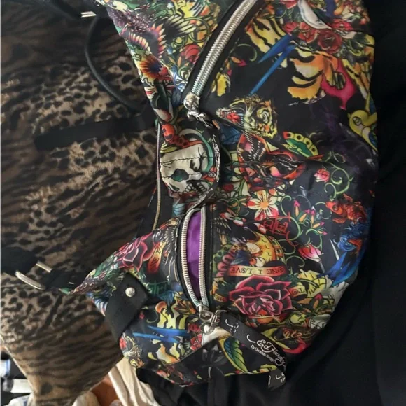 Ed Hardy | Bags | Ed Hardy Vibrant Graphic Womens Backpack  display picture 3